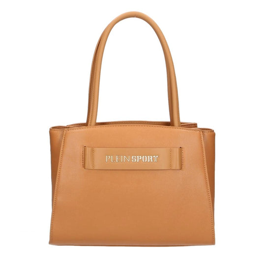 Bolso de hombro para mujer de polietileno marrón