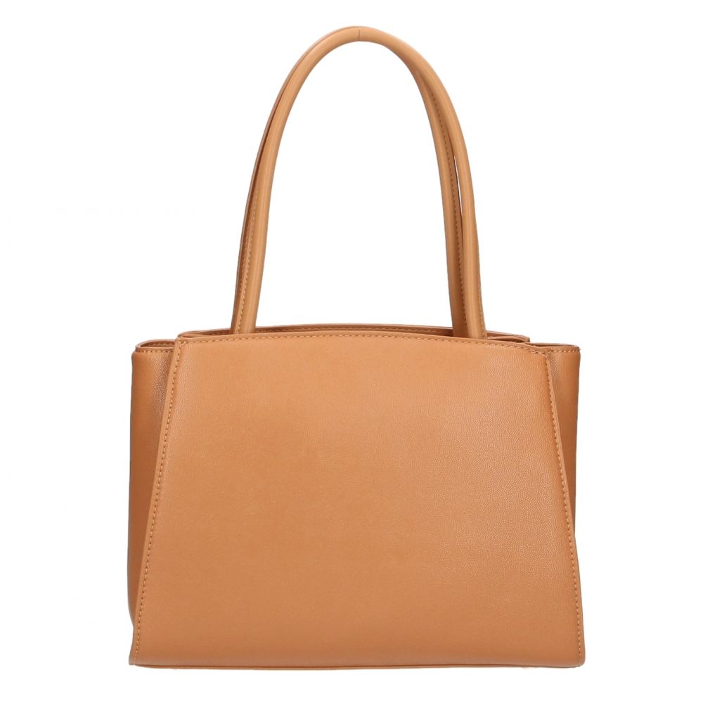 Bolso de hombro para mujer de polietileno marrón