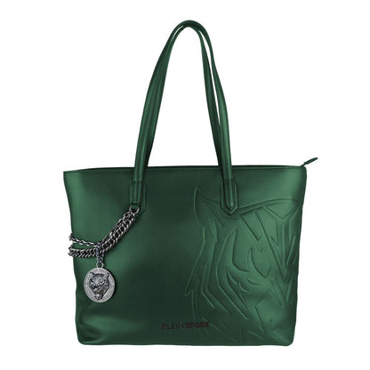 Bolso de hombro para mujer de polietileno verde