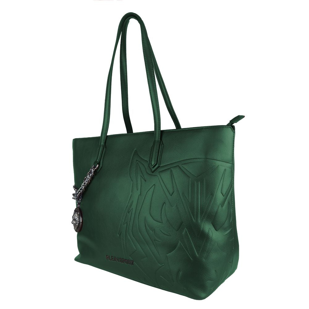Bolso de hombro para mujer de polietileno verde