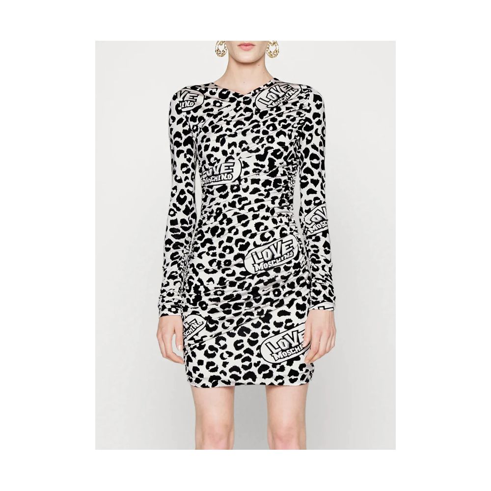 Vestido de mujer de viscosa blanca