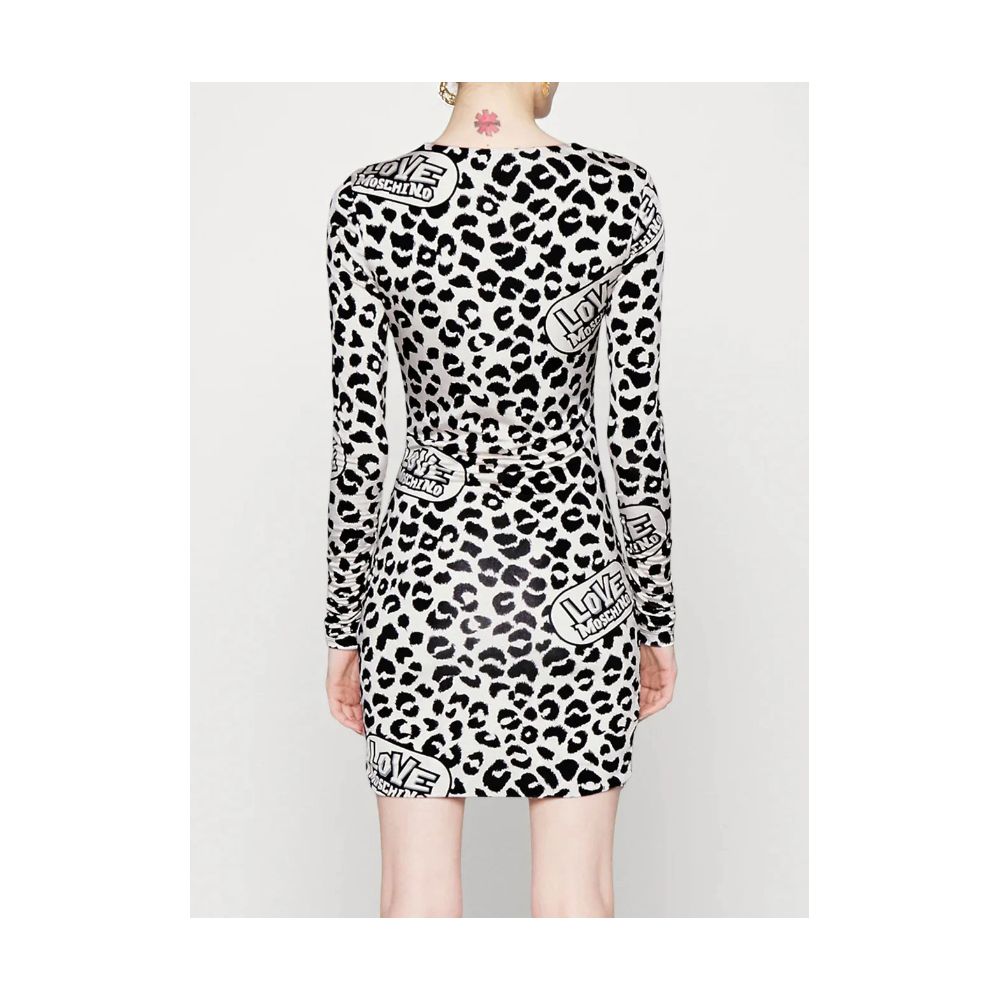 Vestido de mujer de viscosa blanca