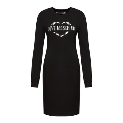 Vestido elegante de mezcla de algodón con logotipo