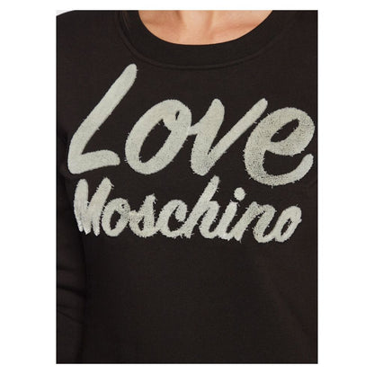 Vestido elegante de mezcla de algodón con logotipo en relieve