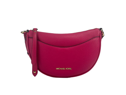 Bolso bandolera Dover pequeño en forma de media luna rosa