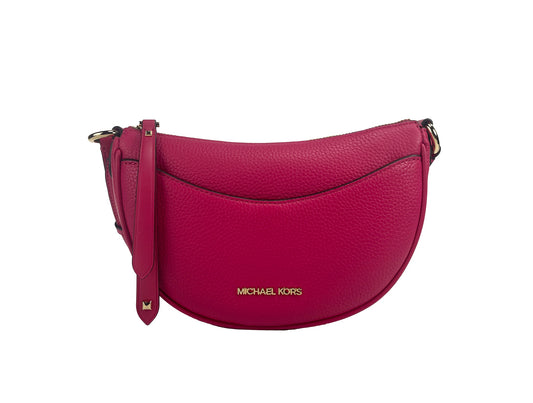 Bolso bandolera Dover pequeño en forma de media luna rosa