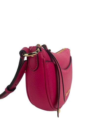 Bolso bandolera Dover pequeño en forma de media luna rosa