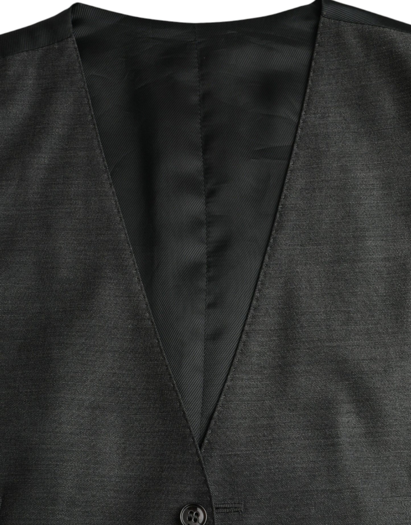 Chaleco formal de lana gris