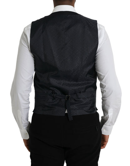Chaleco formal de lana negro