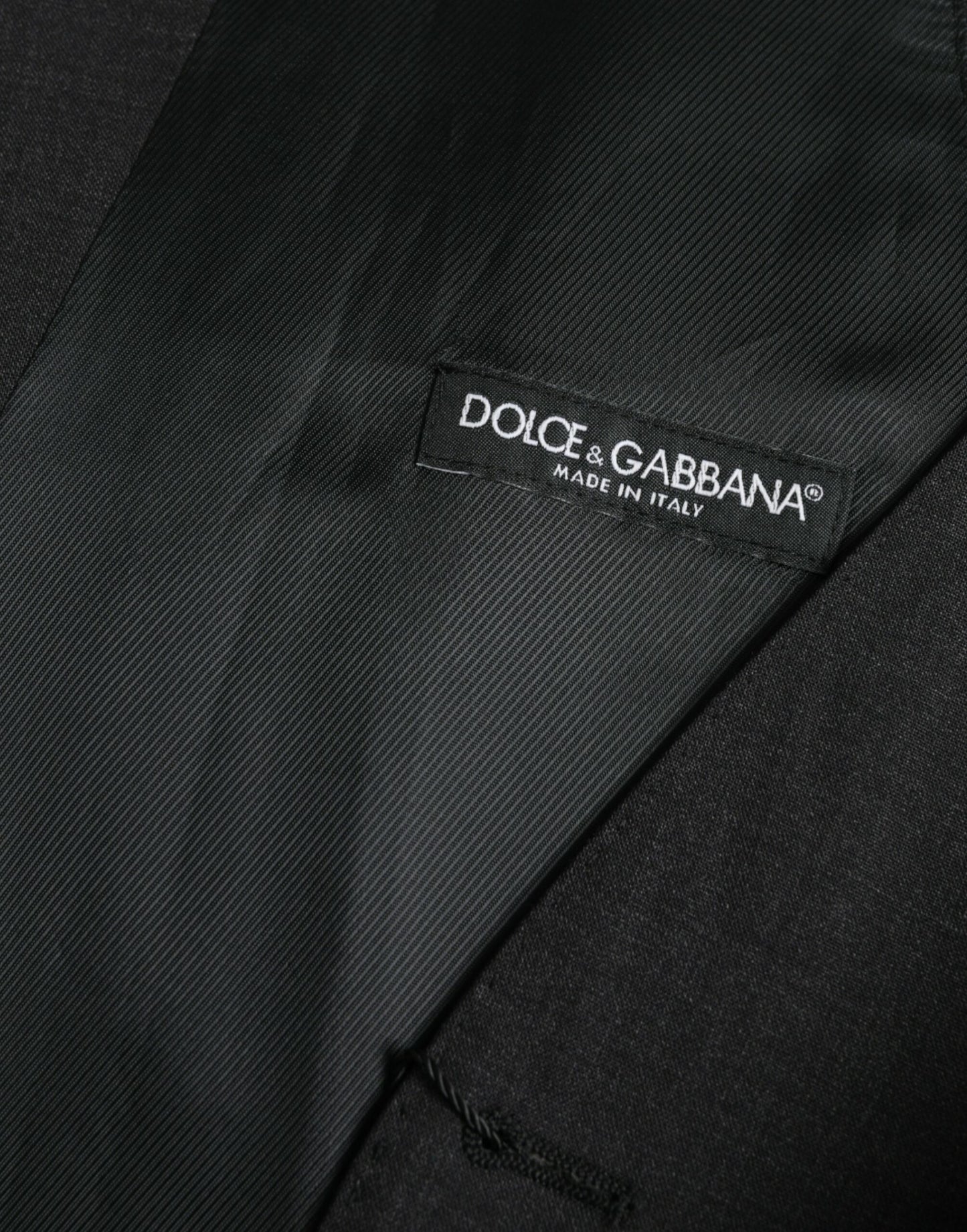 Chaleco formal de algodón negro