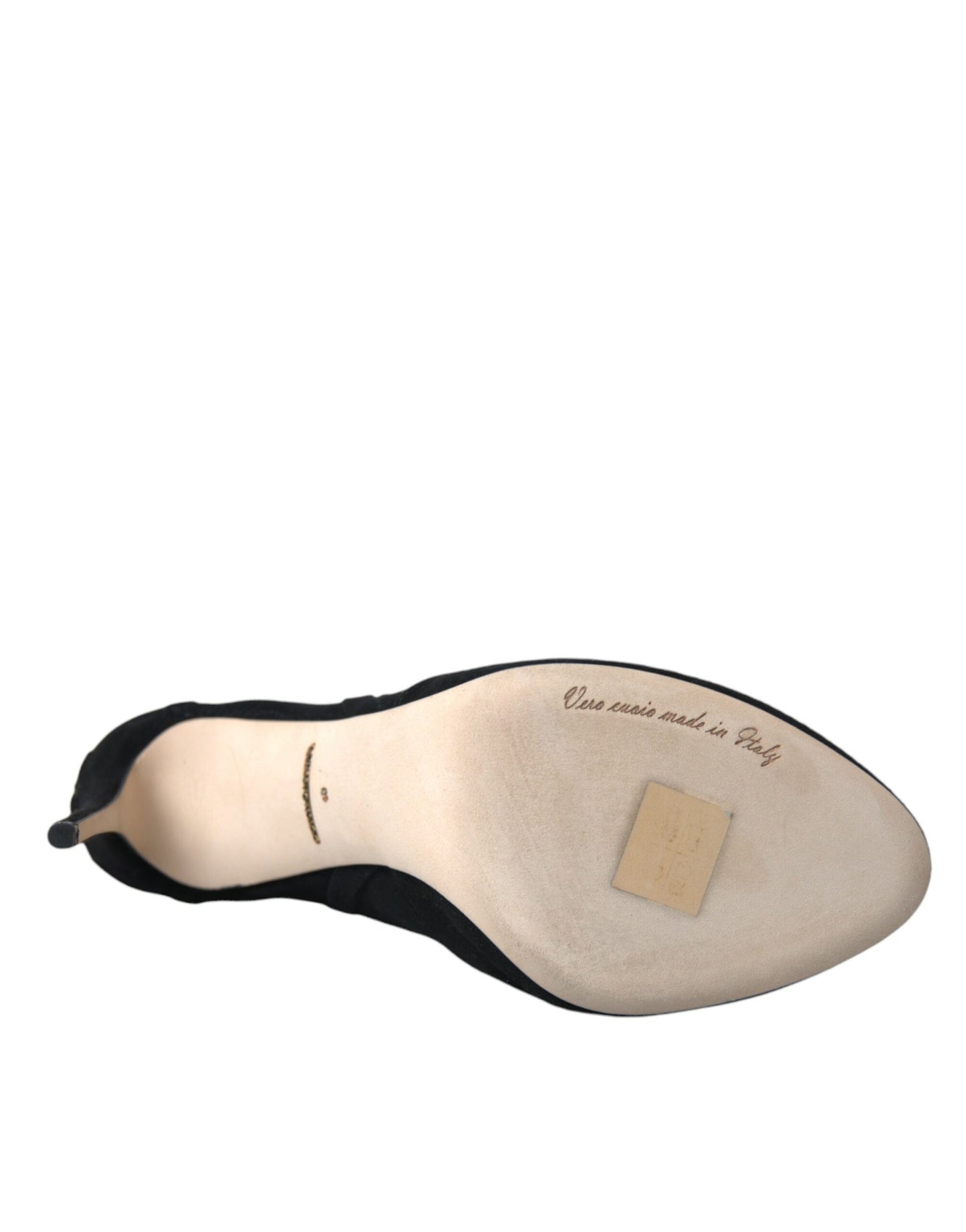 Botines de tacón de aguja de malla negra