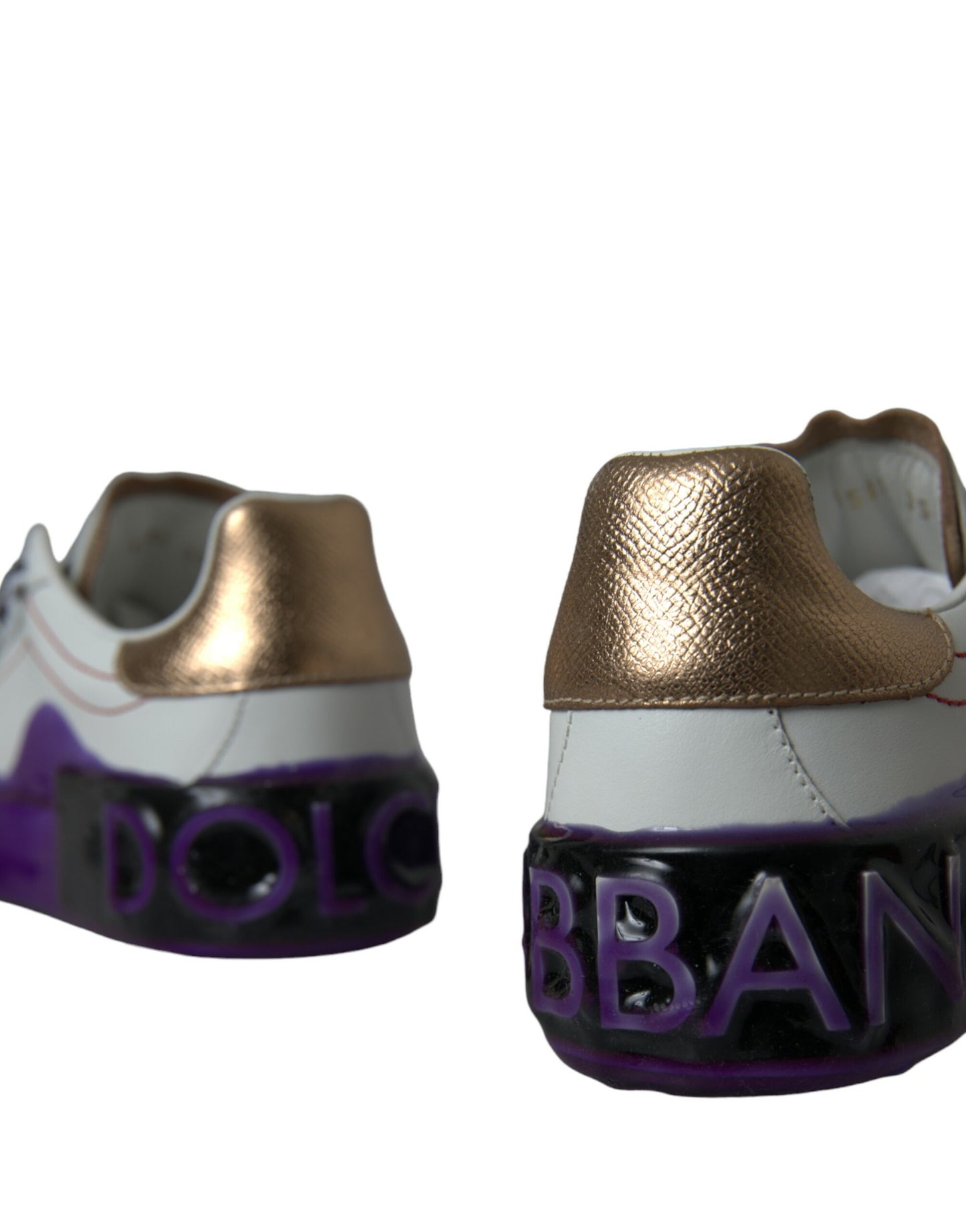 Zapatillas bajas Portofino de piel blanca