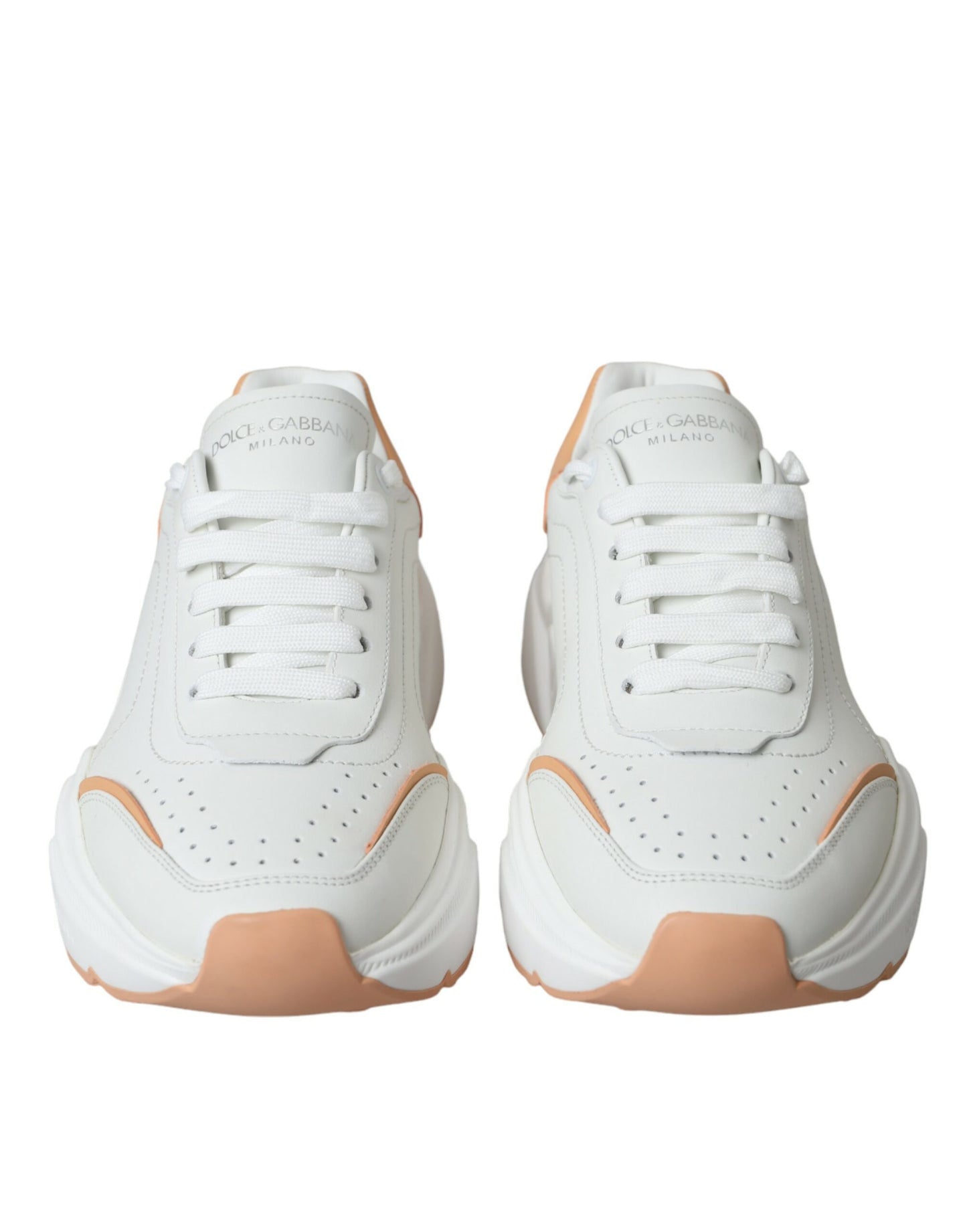 Zapatillas deportivas de piel Daymaster en color blanco melocotón
