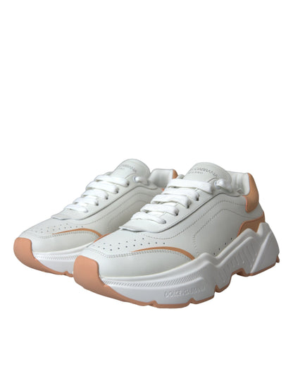 Zapatillas deportivas de piel Daymaster en color blanco melocotón