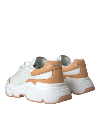 Zapatillas deportivas de piel Daymaster en color blanco melocotón