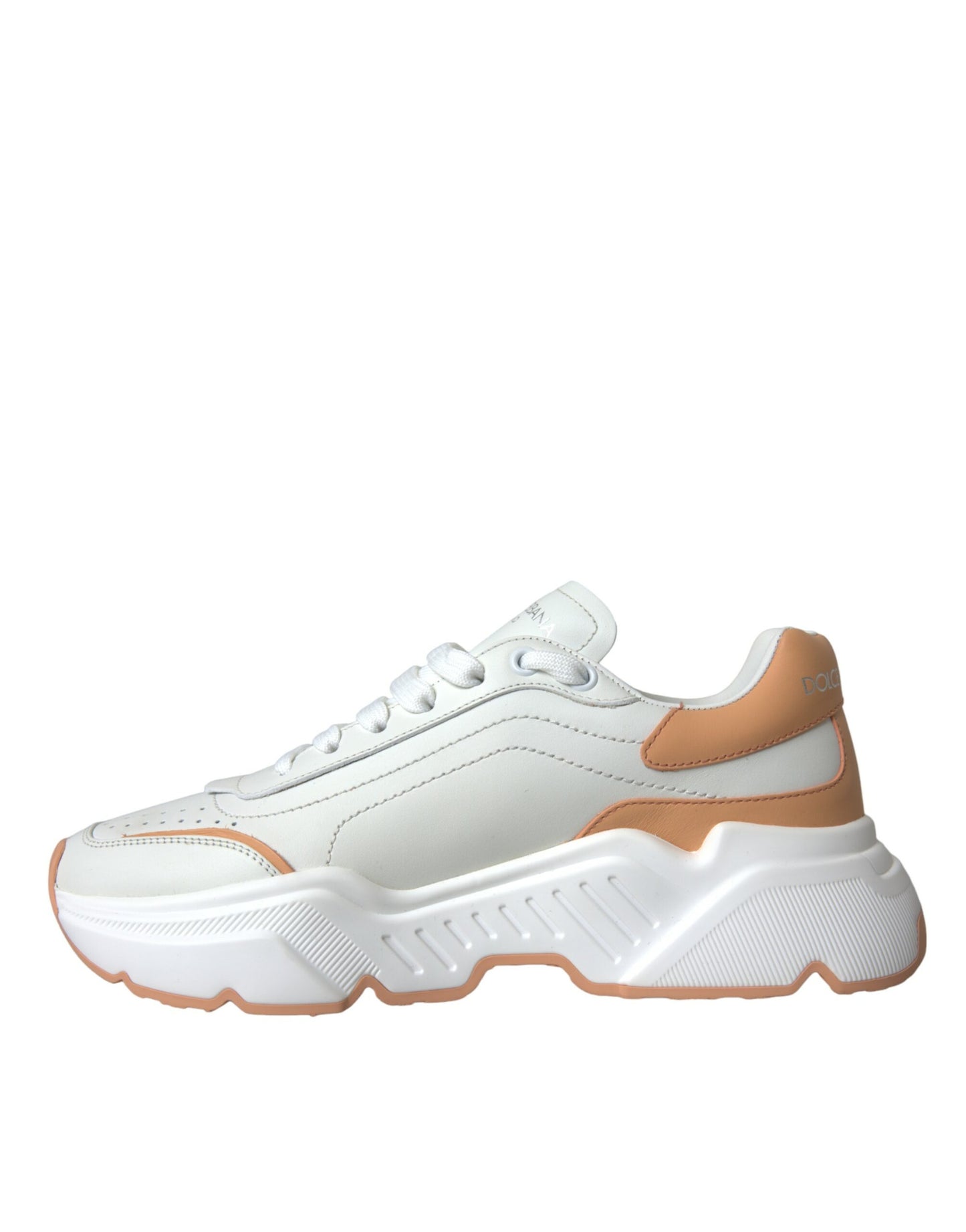 Zapatillas deportivas de piel Daymaster en color blanco melocotón