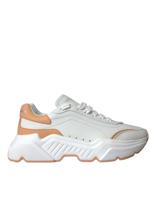 Zapatillas deportivas de piel Daymaster en color blanco melocotón