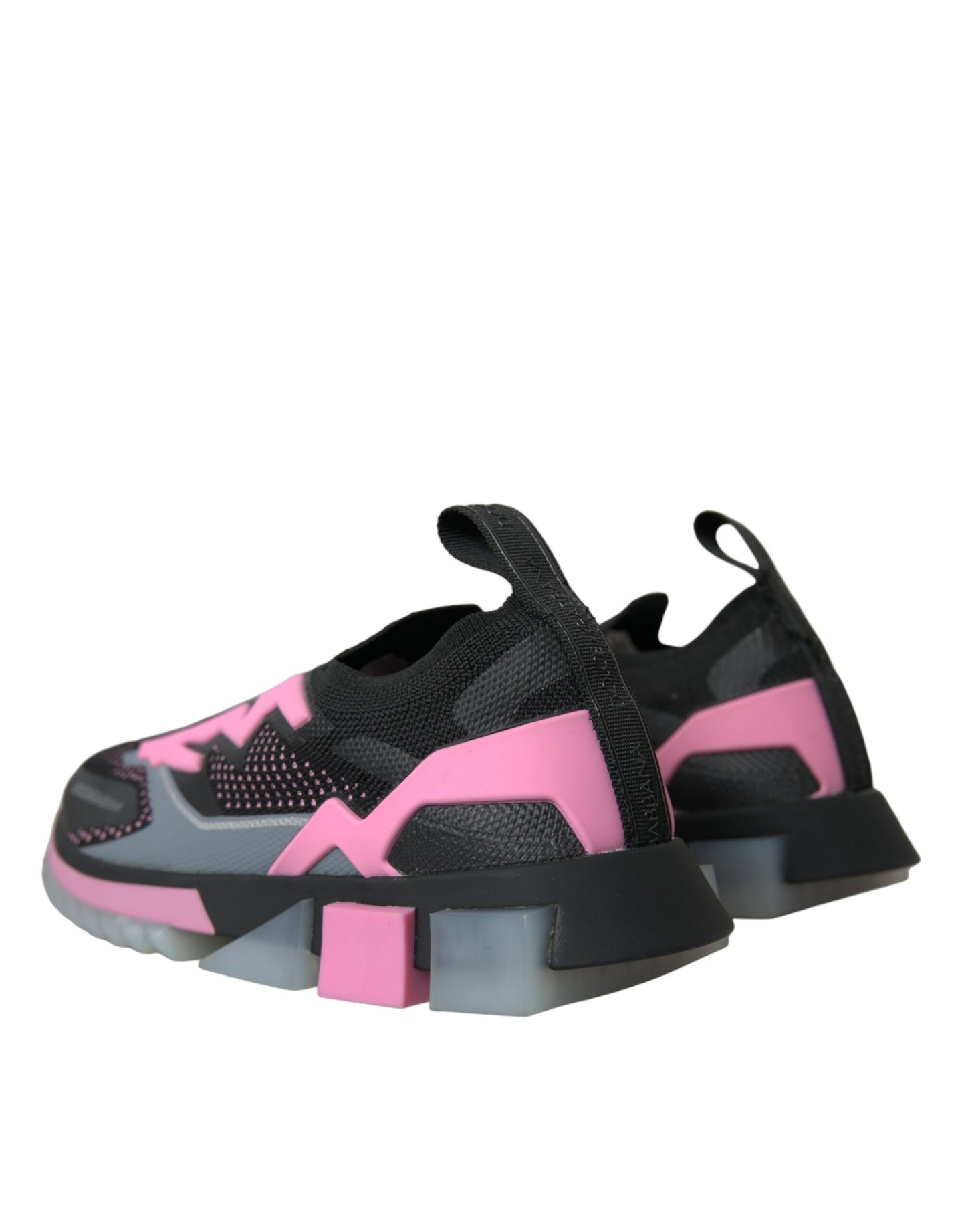 Zapatillas Sorrento negras y rosas sin cordones