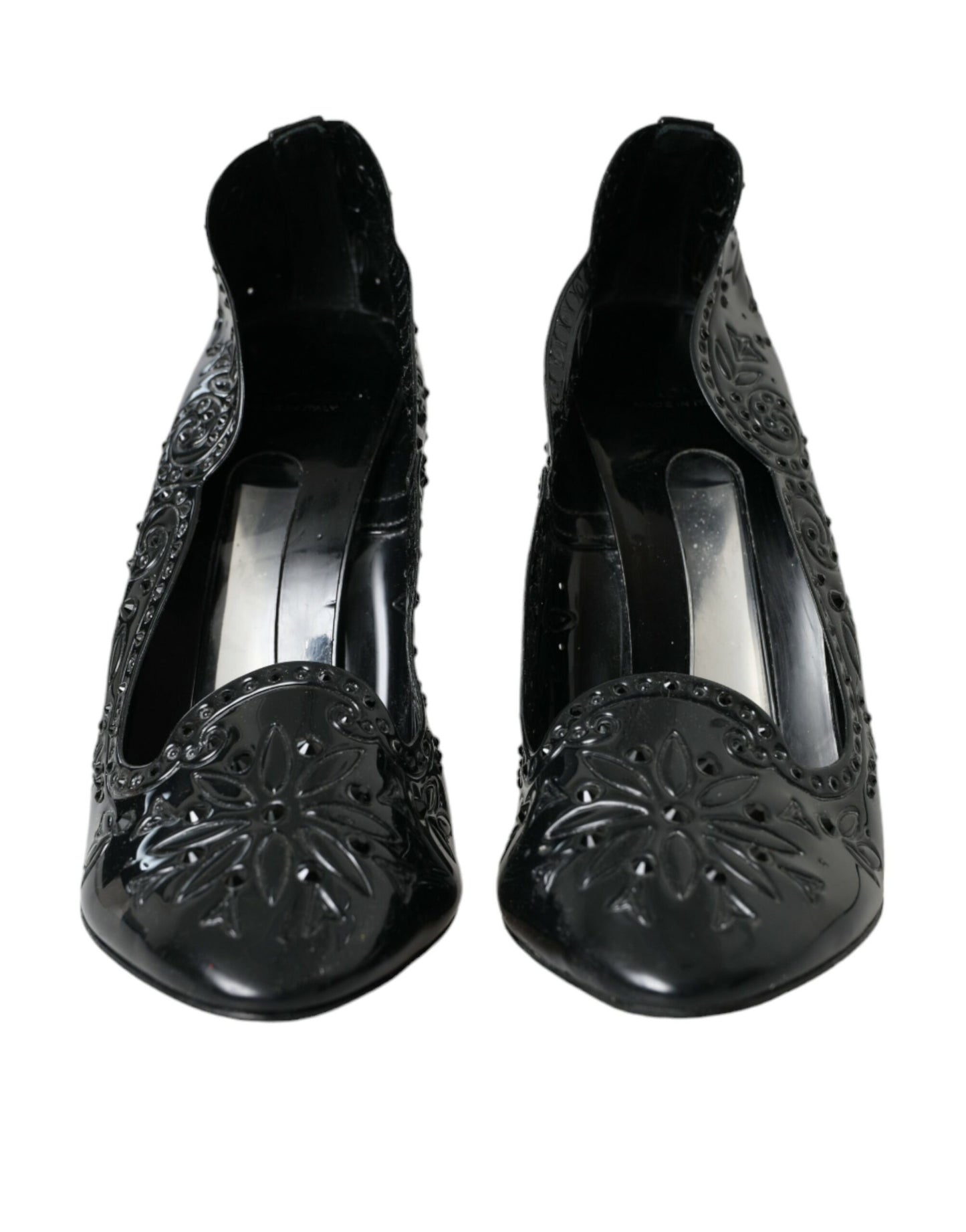 Zapatos de tacón CINDERELLA de cristal negro
