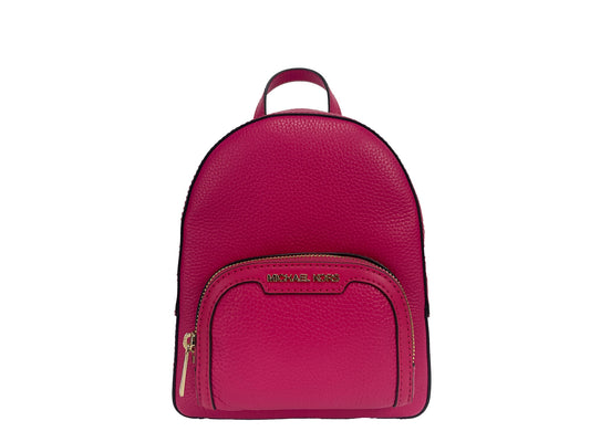 Mochila Jaycee Mini XS de piel granulada con bolsillo y cremallera