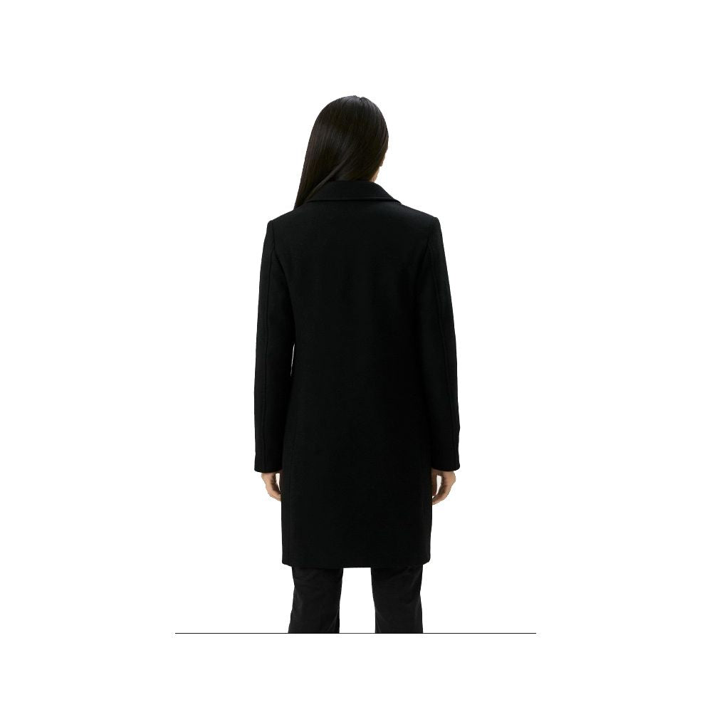 Chaquetas y abrigos de lana negros