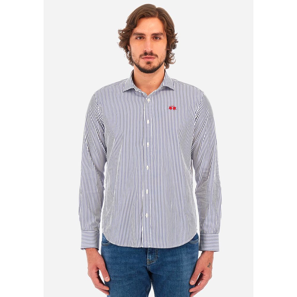 Camisa de algodón blanca