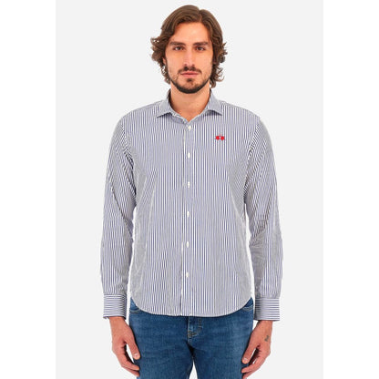 Camisa de algodón blanca