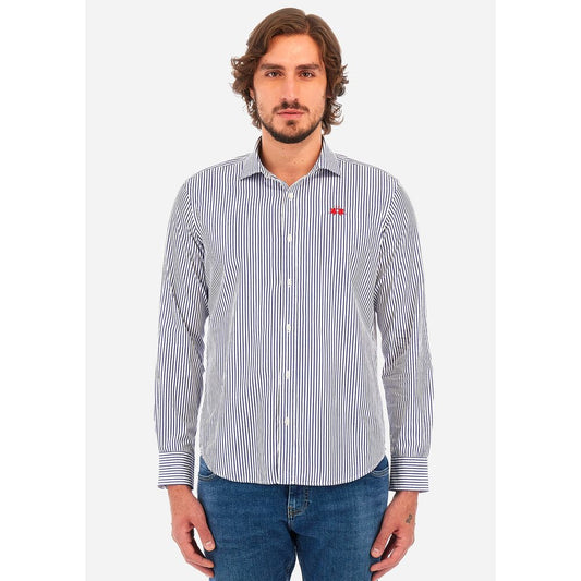Camisa de algodón blanca