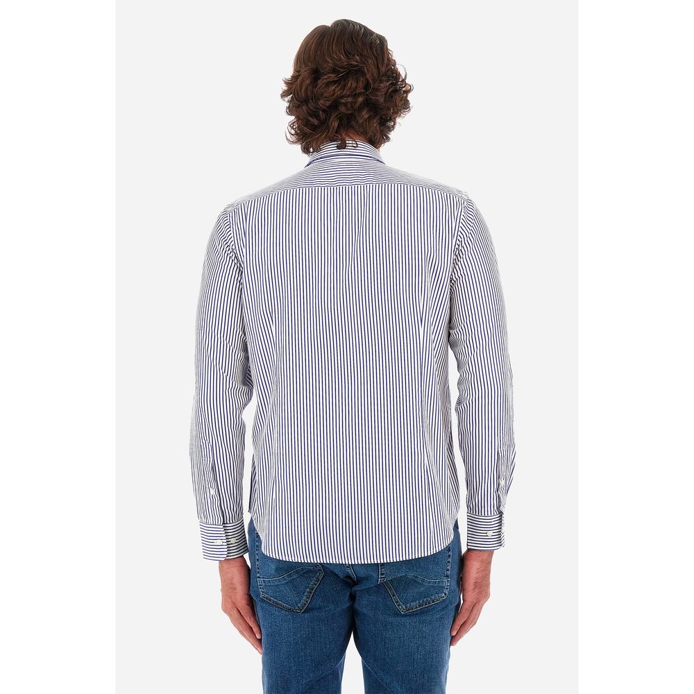 Camisa de algodón blanca