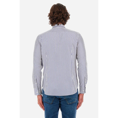 Camisa de algodón blanca