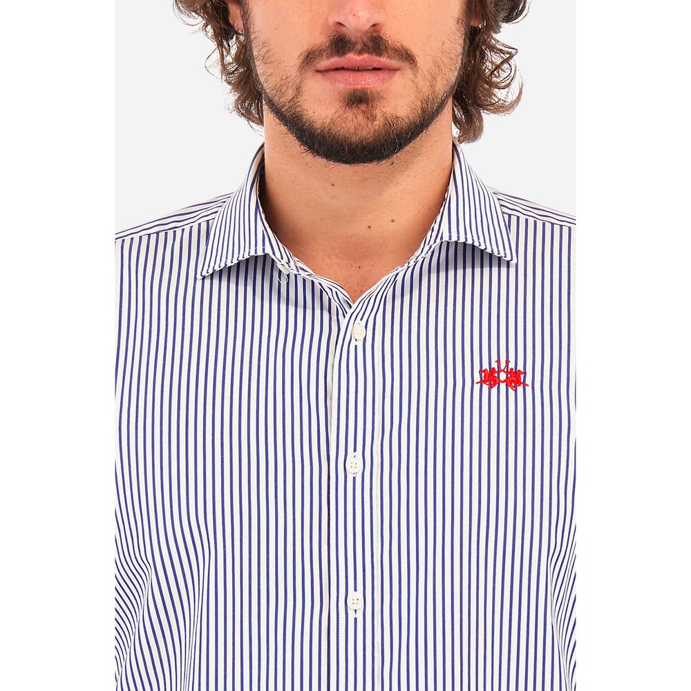 Camisa de algodón blanca