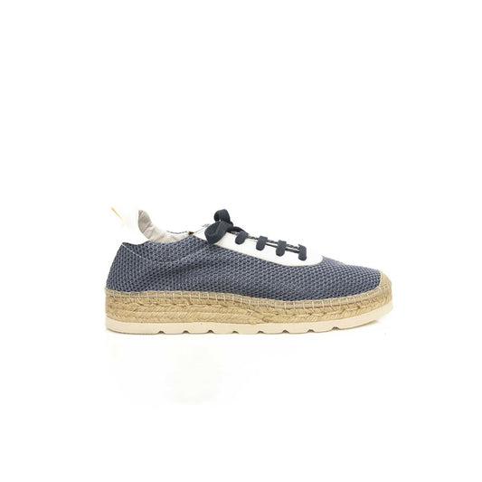 Zapatillas de piel azul para hombre