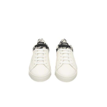 Zapatillas blancas de piel para hombre