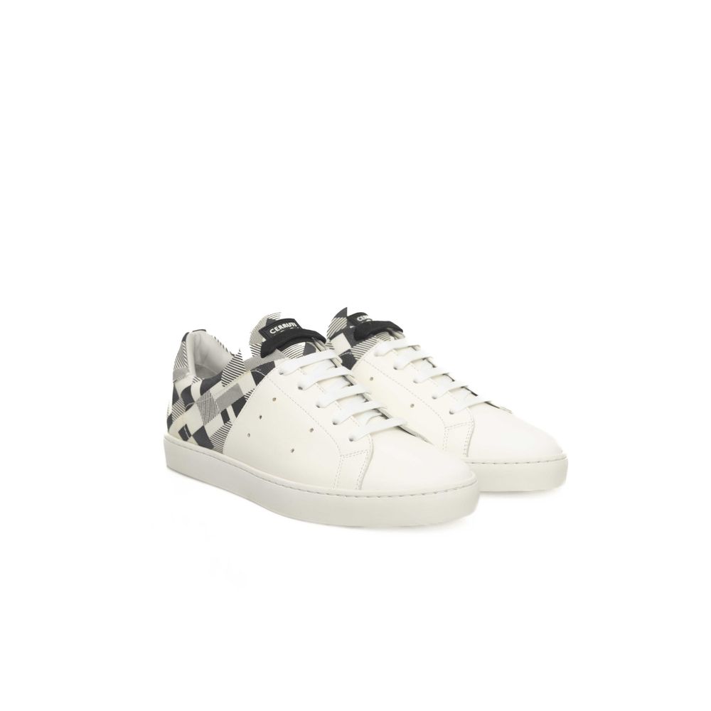 Zapatillas blancas de piel para hombre