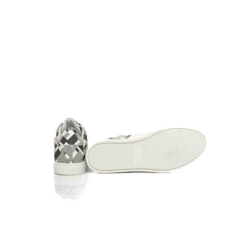 Zapatillas blancas de piel para hombre