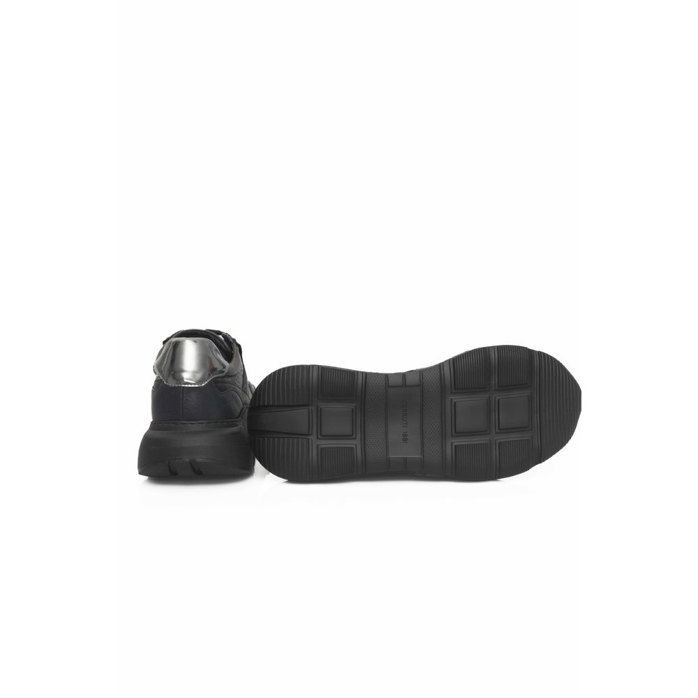 Zapatillas de cuero azul para hombre