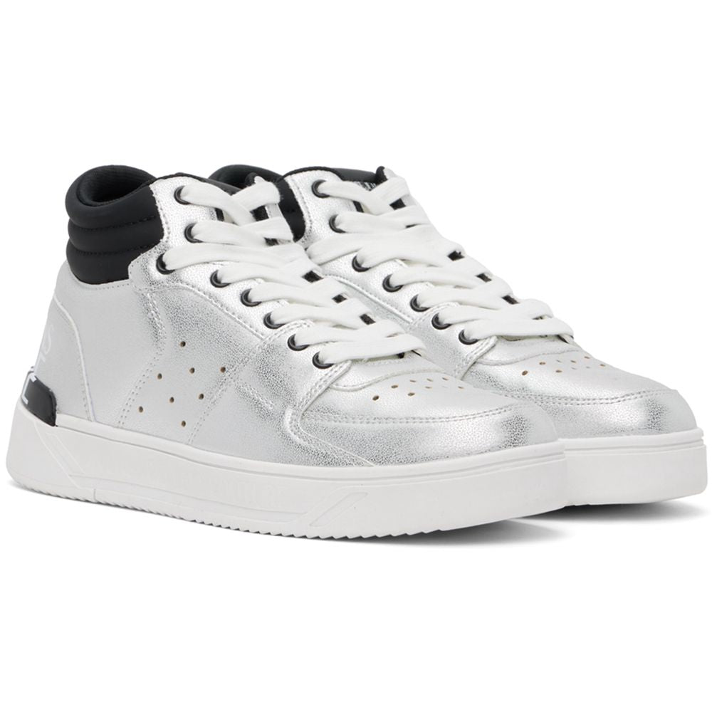 Zapatilla deportiva gris de polietileno