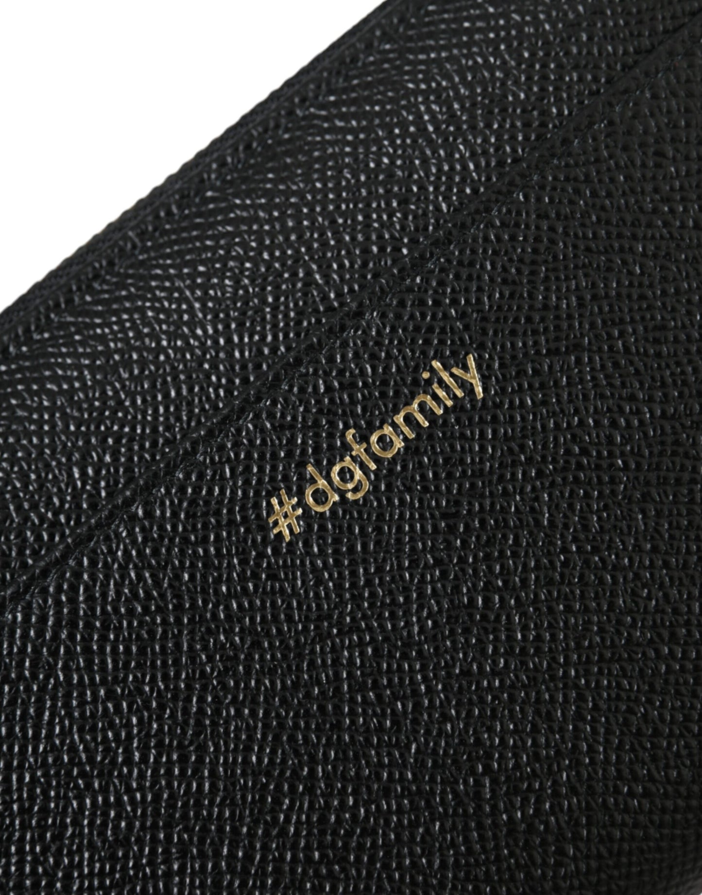 Cartera continental con cremallera para hombre de cuero negro y azul #DGFAMILY