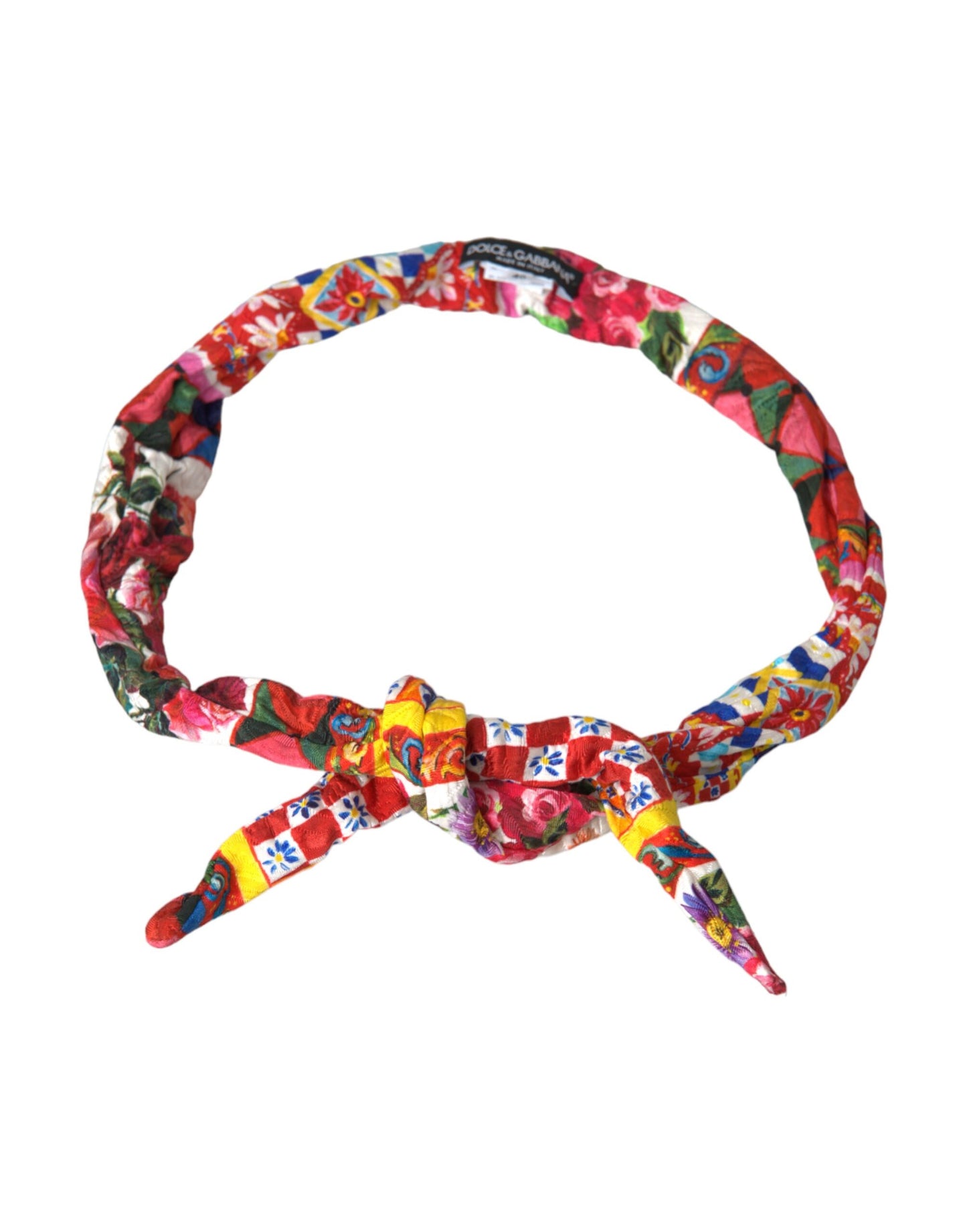 Cinturón con estampado Carretto multicolor