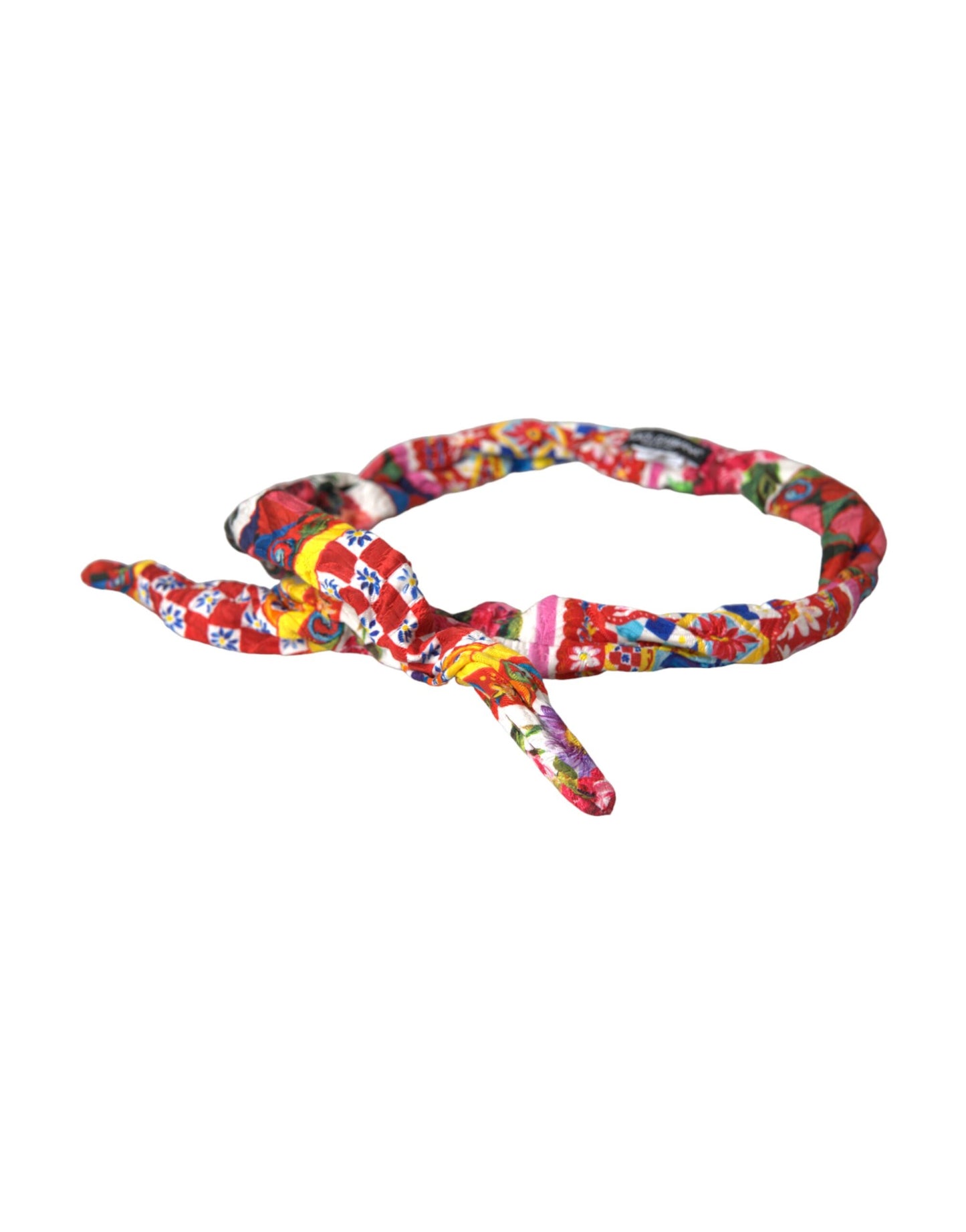 Cinturón con estampado Carretto multicolor