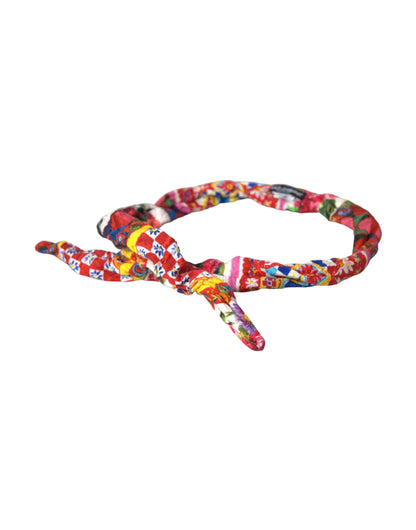 Cinturón con estampado Carretto multicolor
