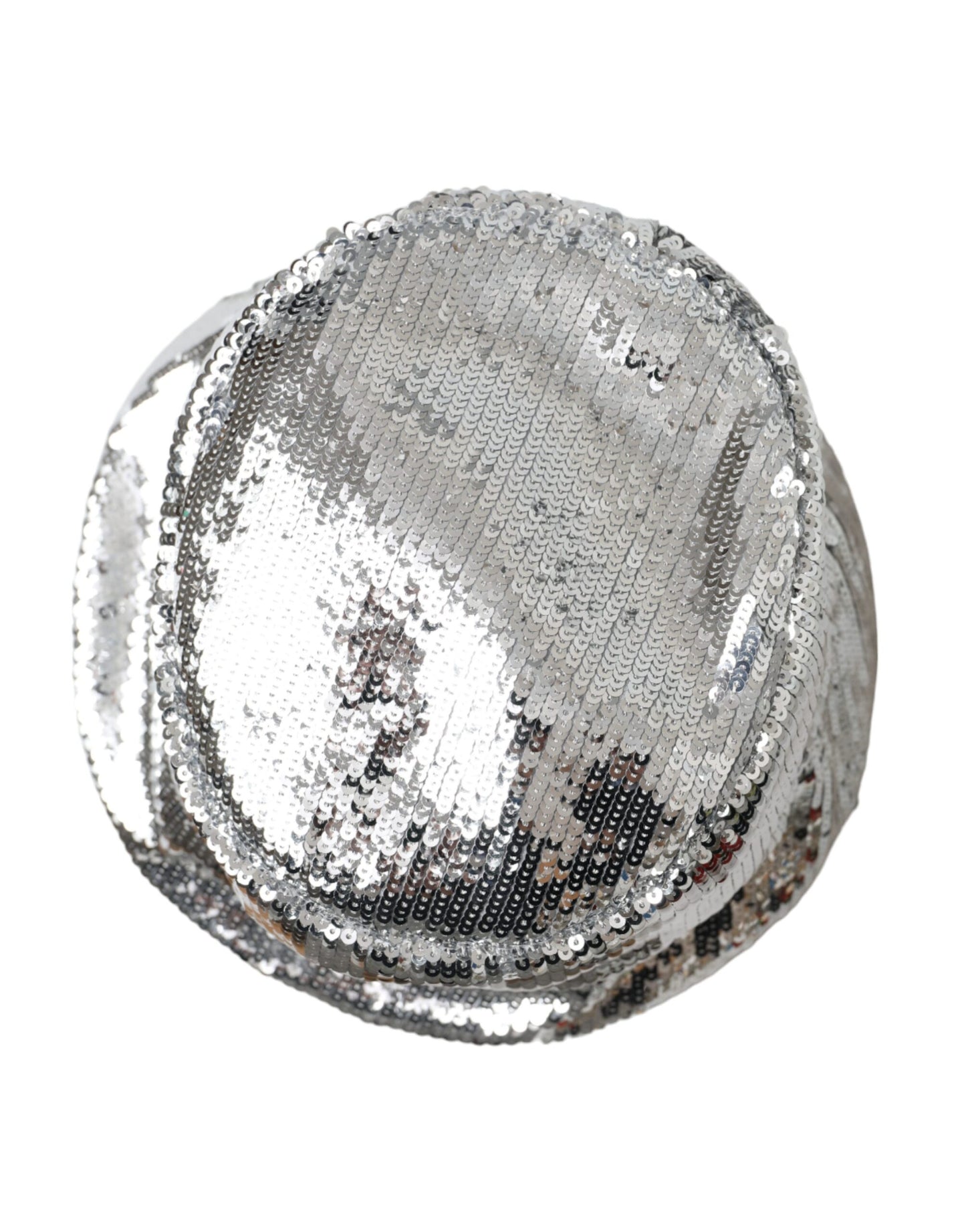 Sombrero de pescador de nailon con lentejuelas plateadas para hombre