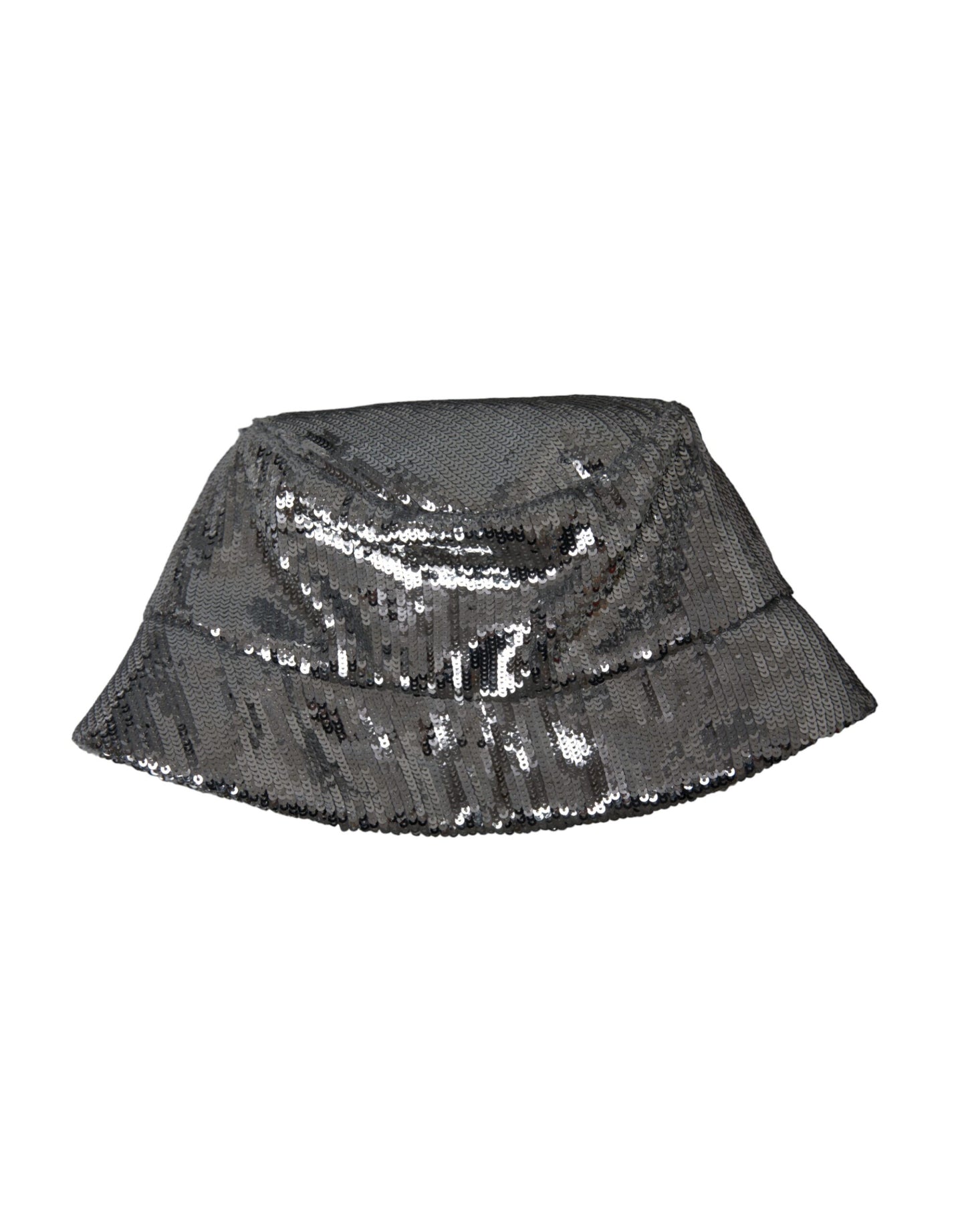 Sombrero de pescador de nailon con lentejuelas plateadas para hombre