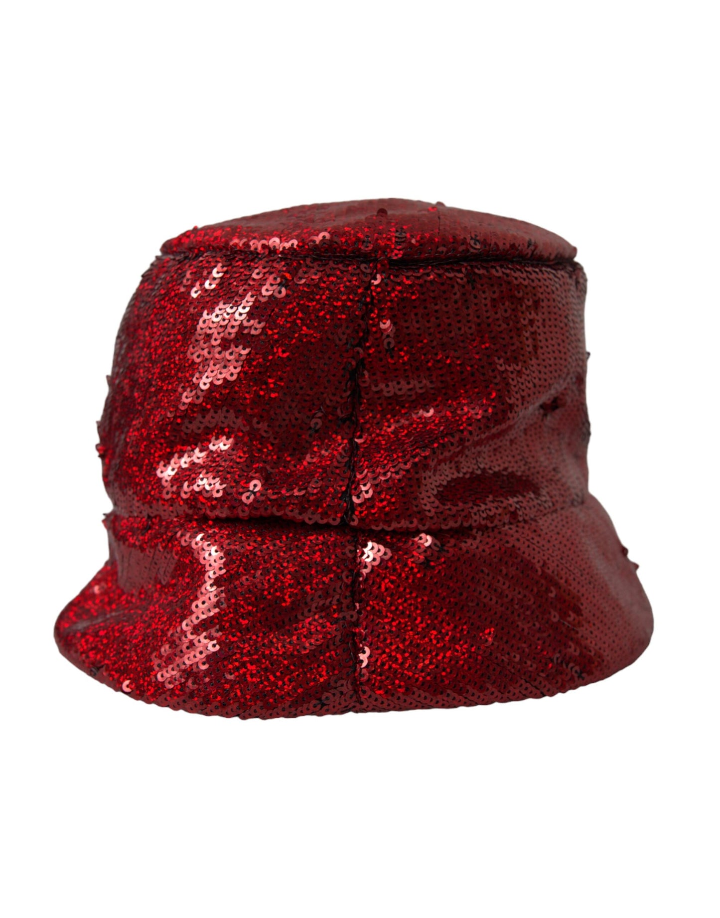 Sombrero de pescador de nailon con lentejuelas rojas para hombre