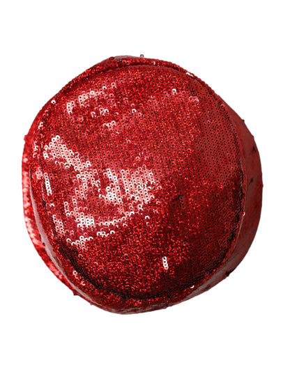 Sombrero de pescador de nailon con lentejuelas rojas para hombre