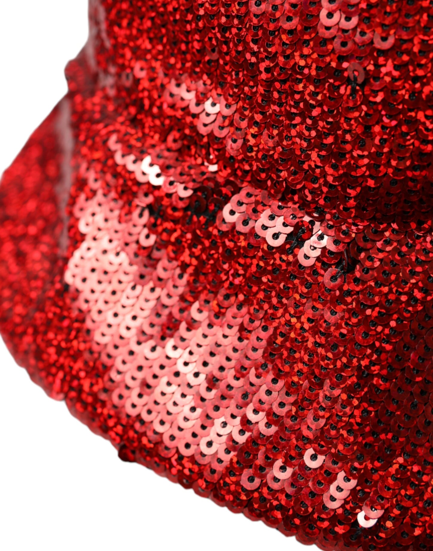 Sombrero de pescador de nailon con lentejuelas rojas para hombre