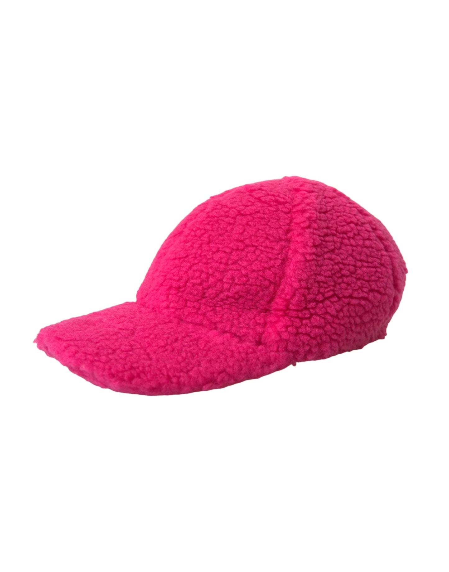 Gorra de béisbol de felpa de vellón rosa para hombre