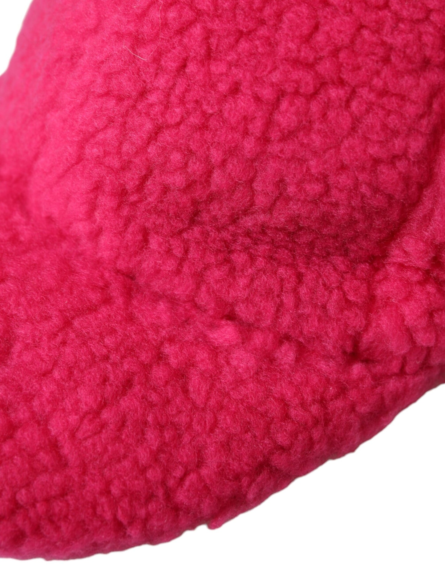 Gorra de béisbol de felpa de vellón rosa para hombre