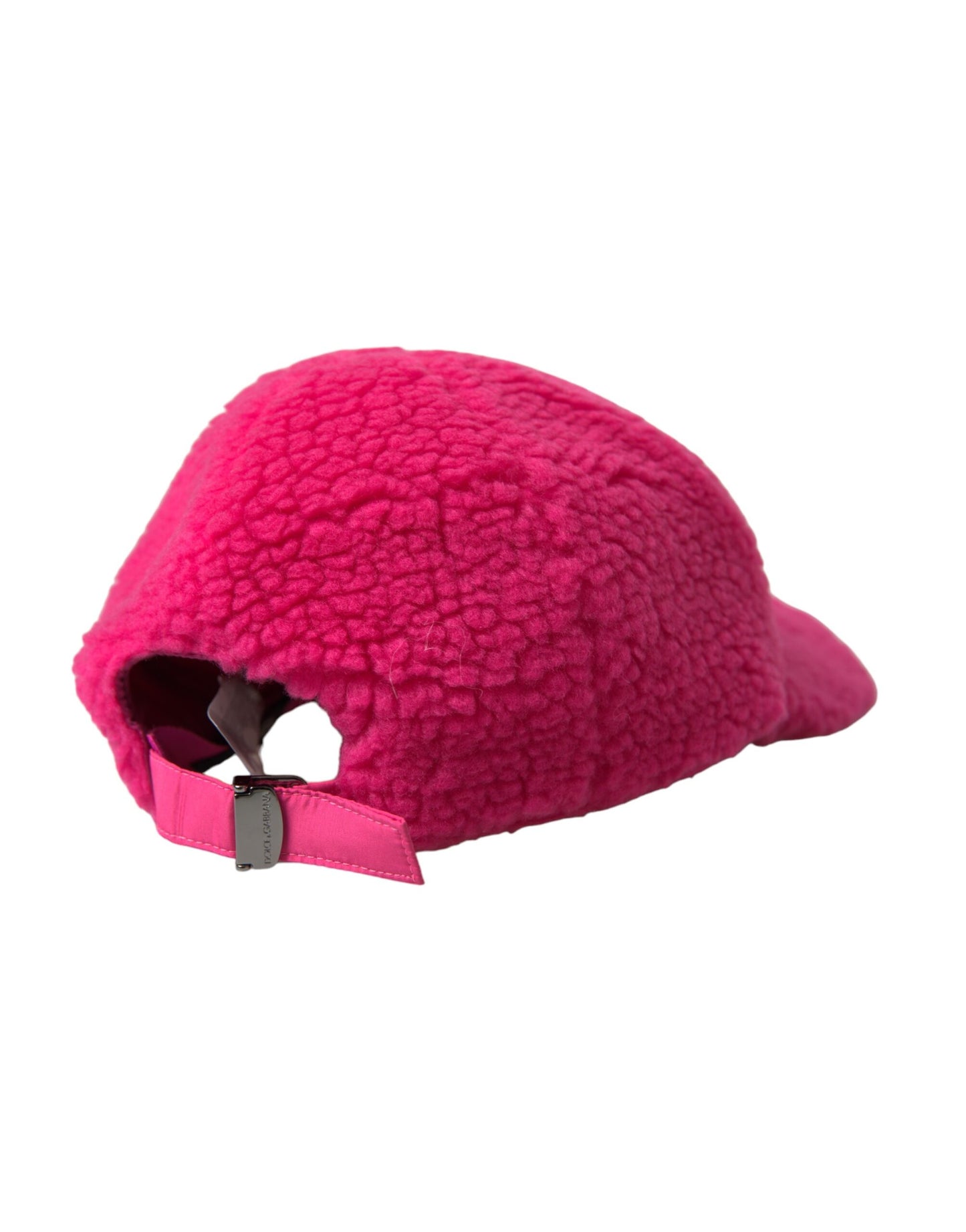 Gorra de béisbol de felpa de vellón rosa para hombre