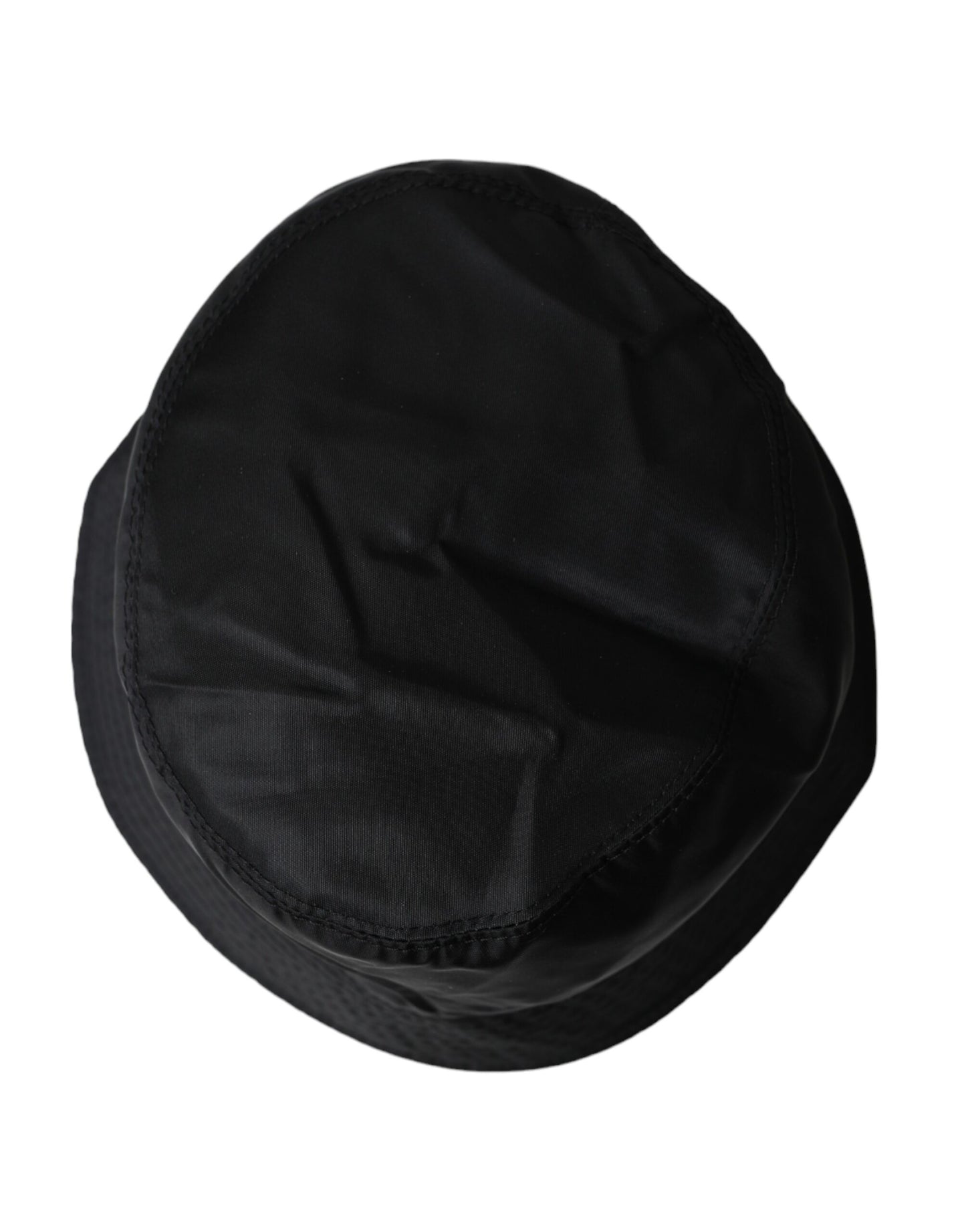 Sombrero de pescador con ala ancha negra para hombre